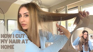 How I Cut My Hair At Home  | Long Layered Haircut At Home