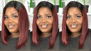 No Dying! Affordable Custom Colored Silky Straight Lace Front Wig + Install 2020 | Ft. Evawigs