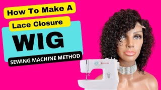 How To Make A Wig Like A Pro For Beginners On Sewing Machine - Step By Step | Pinkandnatural.Com