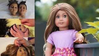 Customizing My Own American Girl Doll! (Eye & Wig Swap)
