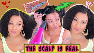 Scalp Is Real Baby Super Duper 3C-4A Coily Texture Hair Lace Frontal Easy Application #Hergivenahair