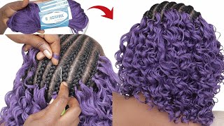 Most Affordable Curly Crochet Hairstyle Using Wool Hair / A Must Try
