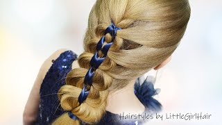 Must See! Beautiful Hairstyle With Ribbon For Girls | 2022 Hairstyles By Littlegirlhair