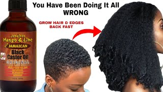 How To Use Jamaican Black Castor Oil To Double Hair Growth |Grow Long Hair & Prevent Hair Breakages