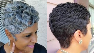 Trendy & Chic Short Haircuts For Older Black Women