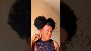Easy Natural Hairstyle #Simplychisom #Naturalhair #Short #Shorts #4Chair #Shortvideo #Youtube #Hair