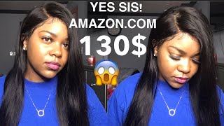 Omg! Amazon 360 Lace Frontal Wig For 130!! Review Going From Straight,Wavy To Curled!