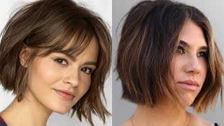 She Went From Long Tail Bone Length Hair To A Short Bob....