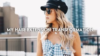 Hair Extension Transformation! Before & After + Honest Review