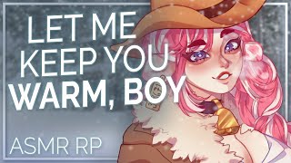 Dominant Cow Girl Warms You Up~ [Asmr Roleplay] [Mommy Dom] [Blizzard] [Fireplace]