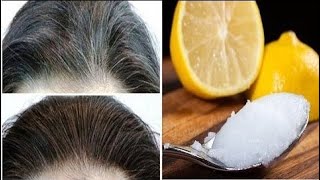 Only 2 Ingredients Mixture, It Turns Gray Hair Back To Its Natural Color