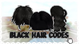 *Aesthetic* Black Hair Codes For Bloxburg/Roblox!