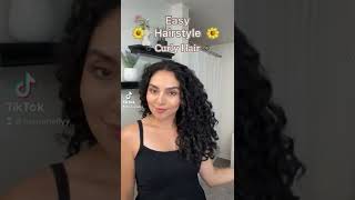 Easy Curly Hairstyle