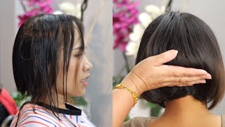 So Beautiful Bob Haircut For Thin Hair Tadphmb`B Samhrabkhnphmbaangduuthuy Thuyswyngaam