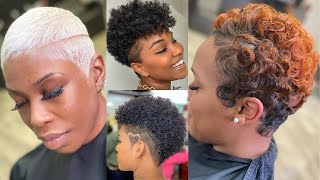 20 Natural Hairstyles For Short Hair | Curly Hairstyles | Pixie Afro | Wendy Styles