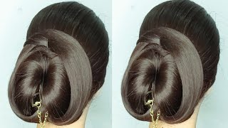 Very Easy Bun Hairstyles For Girls ! Low Bun Hairstyles For Long Hair! Hair Style Girl Simple & Easy
