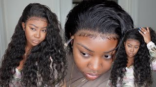 Omg!  Glueless Loose Deep Wave Wig Install For Beginners Amanda Hair