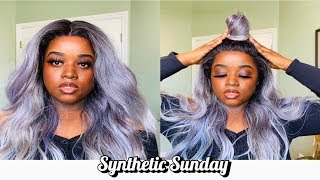 Motown Tress Human Hair Blend 360 Lace Wig | Synthetic Sunday