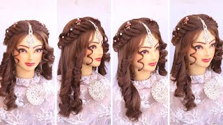 Wedding Hairstyles For Long Hair L Bridal Hairstyles Kashee'S L Curly Hairstyles L Engagement L