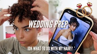 The Wedding Is In Two Weeks! Dress Alterations, Curly Hair Wedding Hairstyles