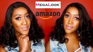 Affordable 360 13X4 Pre-Plucked Human Hair Wig - Megalook Hair (Amazon)