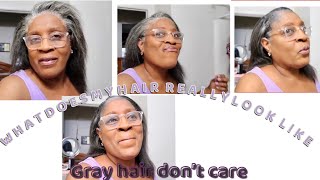 Short- My Gray Hair  Don'T Care. What My Gray Hair Looks Like