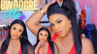 Straight Lace Frontal Wig Amazon Feat.Bwoogre Hair