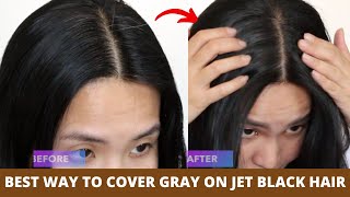 Best Way To Cover Gray Hair For Black Hair| Ft. Bigen Hair Dye