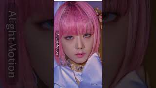 Blackpink With Black Hair Vs Pink Hair #Blackpink #Jisoo #Jennie #Rose #Lalisa