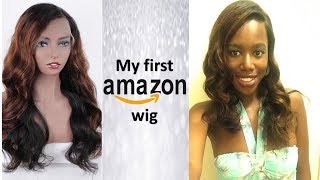 My First Amazon Wig I Zana  Ombre Brazilian 360 Lace Frontal Wigs  With 150% Density