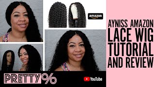 Pretty% | Ayniss V Brazilian Virgin Human Hair Wig Amazon Review And Tutorial