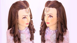 2 Wedding Hairstyles Kashee'S L Bridal Hairstyles For Long Hair L Curly Hairstyles L Engagement