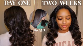 My Updated Silk Press On Natural Hair | How To Avoid Humidity And Maintain Curls For 2+ Weeks