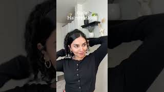 Curly Hairstyle Quick & Easy ( Day 4 Curls ) #Shorts