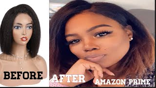 Realistic Pre Plucked Lace Front Wig For Under $100 Amazon Prime Wig | Rhah Hair