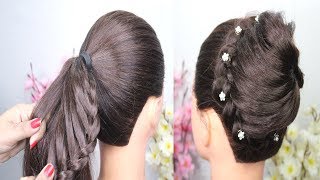 New Updo Hairstyle For Wedding || Bridal Updo Tutorial || Wedding Prom Hairstyles For Long Hair