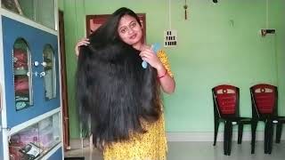 Thick, Long & Black Hair Self Combing