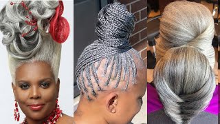 Fly Ageless/ Ageless Grayhair Styles// Own Your Gray Hair And Be Powerful