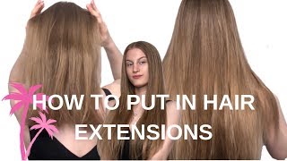 How To Clip In Bellami Magnifica Hair Extensions For Fine, Thin, Blunt Cut Hair!