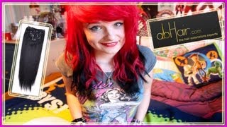 Black Extensions On Red Hair?! | Abhair.Com Review!