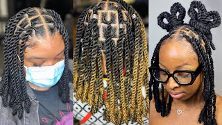 New & Latest Invisible Locs Tutorial Hairstyles For Black Women | #Cutehairstyles