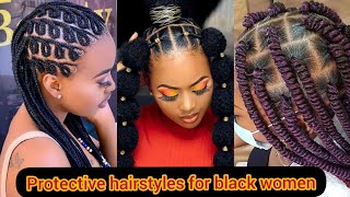 Cute Protective Hairstyles For Black Women/ Fall 2021 And 2022 Winter