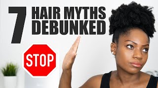 7 Black Hair Care Myths You Need To Stop Believing!