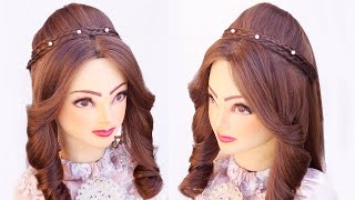 Curly Bridal Hairstyles L Wedding Hairstyles Kashee'S L Avneet Kaur Hairstyle L Walima Hairstyl