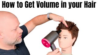 How To Get More Volume In Your Hair - Thesalonguy
