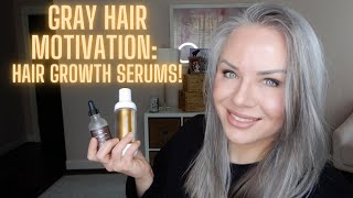 Gray Hair Motivation: Can Hair Growth Serums Get You Through The Grow Out Faster???