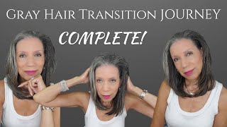 My Gray Hair Transition Journey Is Done!!!