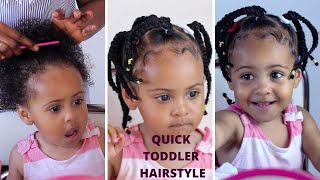 How  To Do A Quick And Easy Toddler Braid Hairstyles  On Curly Hair For Beginners