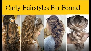 Curly Hairstyles For Formal/ Wavy Hairstyles, By Nosheen Ch.