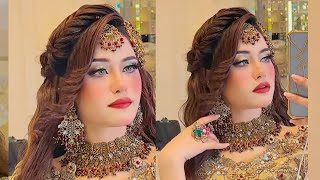 Shahtaj Khan Hairstyles L Kashees Bridal Hairstyles L Wedding Hairstyles L Curly Hairstyles